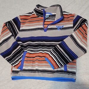 Boys Cowboy Hardware Quarter Zip Fleece Pullover
